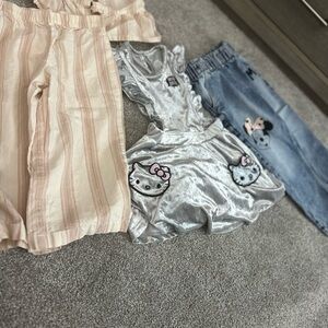 Hello Kitty Silver Pajama Set